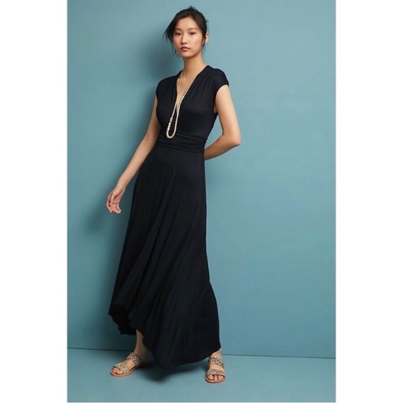 Anthropologie Dresses & Skirts - Anthro Maeve : Bristol jersey maxi wrap dress